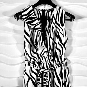 Zebra JUMPSUIT- wide leg